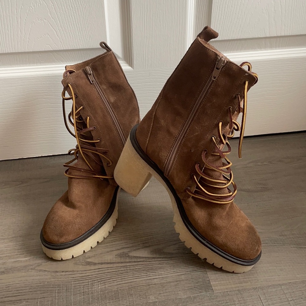 Free People Dylan Lace-Up Boots